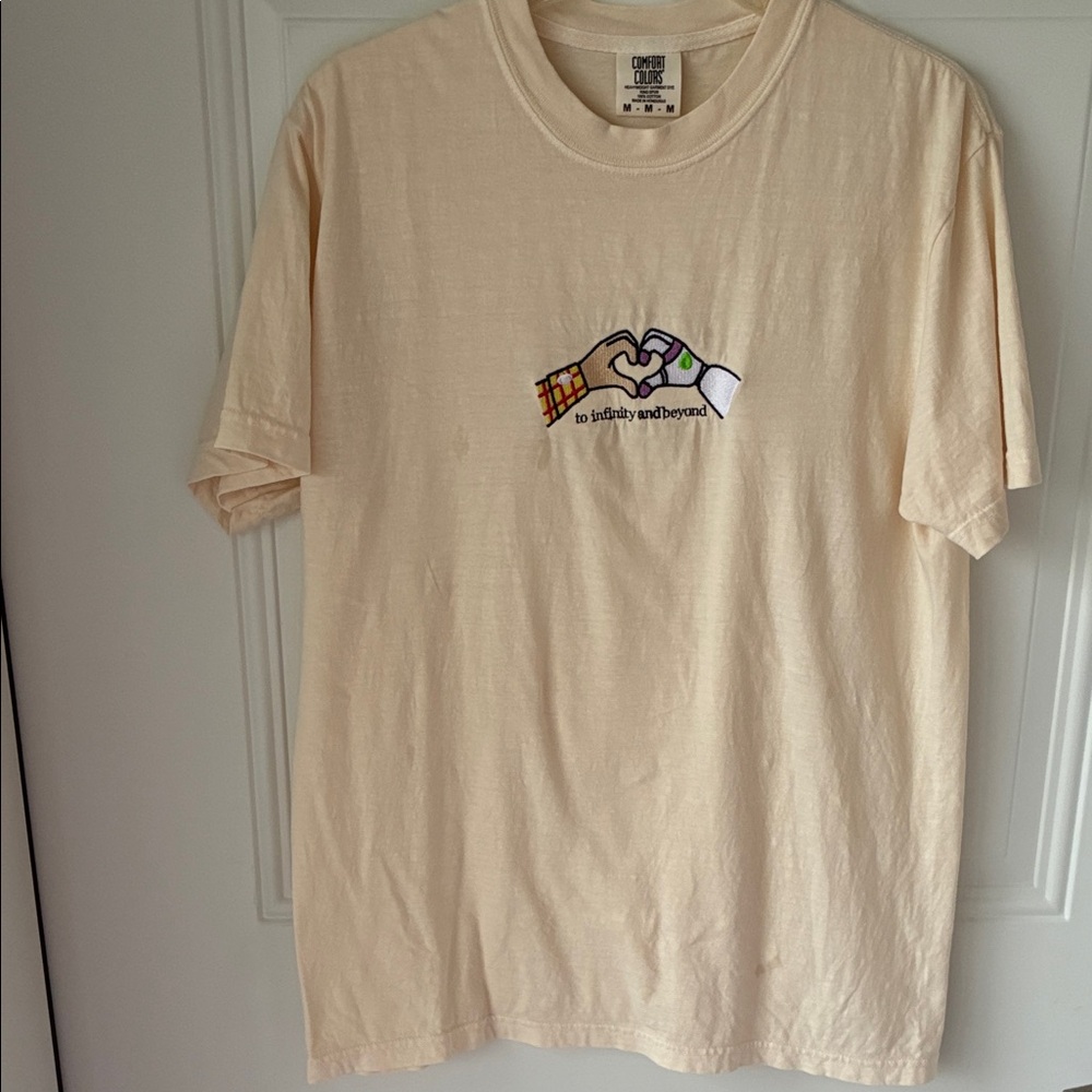 Women’s Cream Graphic T-Shirt - 'To Infinity and Beyond'